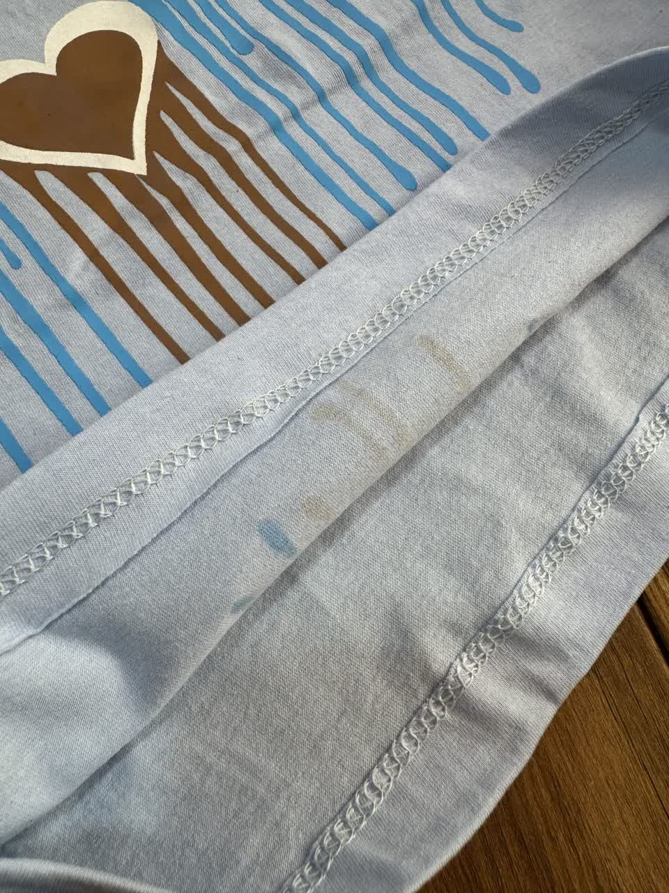 تیشرت شلوارک قلب و گیپور دخترانه سایز 40 45