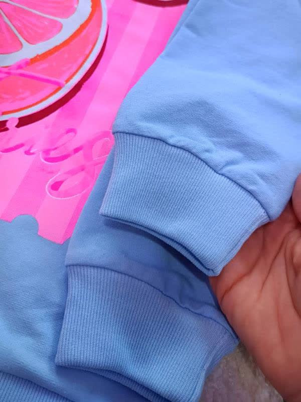 بلوز شلوار آلبالو دخترانه سایز 55 60